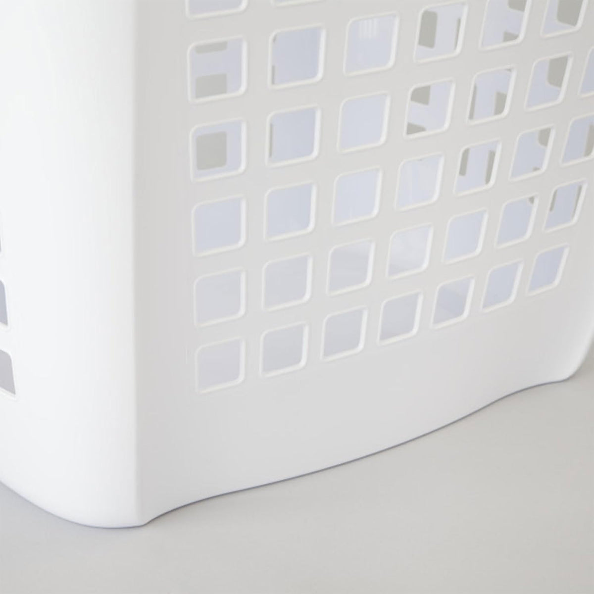 Sterilite Ultra™ Easy Carry Plastic Open Laundry Hamper, White, 4 Pack