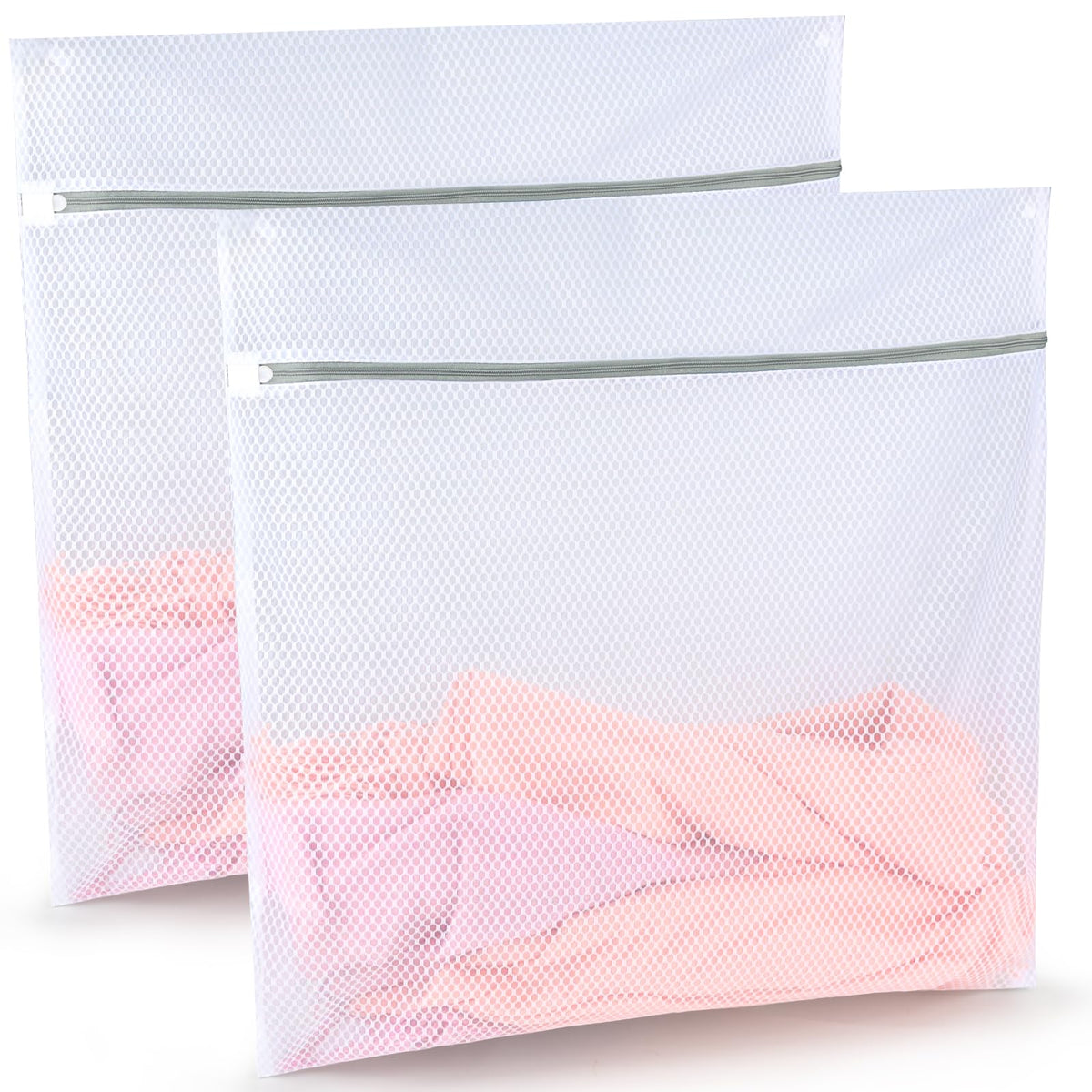 Tenn Well 2Pk 43x35" Extra Large Mesh Laundry Bags Jumbo for Blankets XXXXL