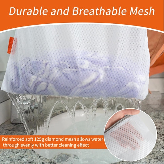 Polecasa Diamond Mesh Laundry Bags 3 Pack (Large, Medium, Small)
