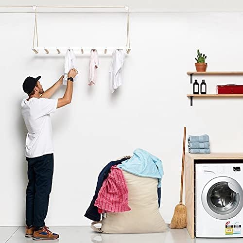 SweetNeedle Laundry Bag with Shoulder Strap, Pack of 2, 30 x 22 IN 40L - 100% Cotton, Highly durable, Draw-cord with cord-lock, Machine Wash and reusable Travel Bag - Natural