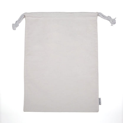 100% Cotton Canvas Travel Laundry Bag, 2-Pack
