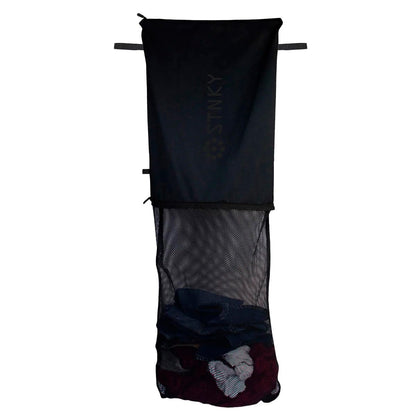 STNKY Bag Pro - Laundry Bags With Zips, Handles and Internal Mesh Bag for Travel, Yoga, Healthcare, Gym Kit, Laundry (Standard, Black)