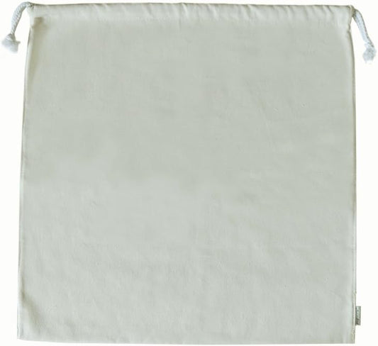 100% Cotton Canvas Travel Laundry Bag, 2-Pack