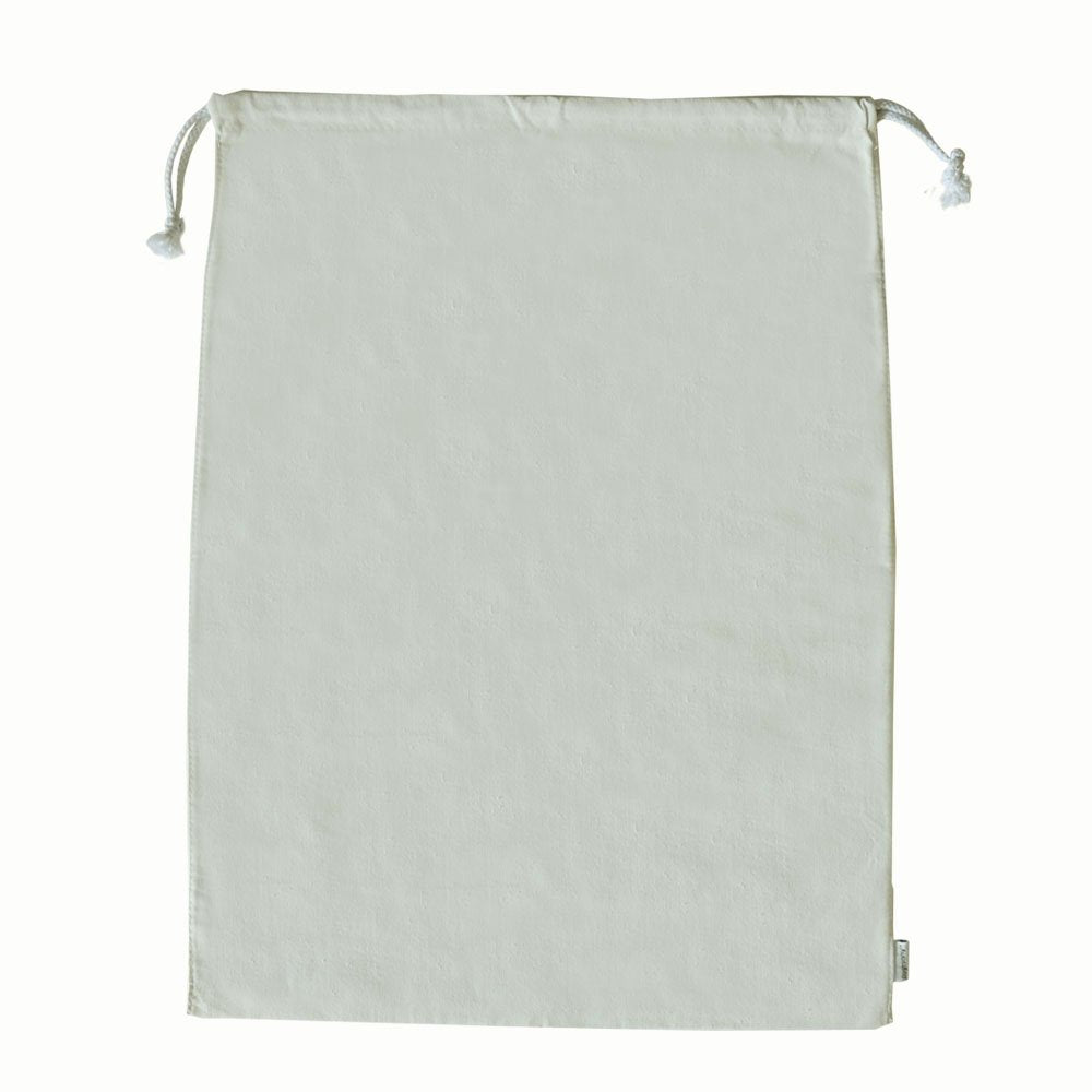 100% Cotton Canvas Travel Laundry Bag, 2-Pack