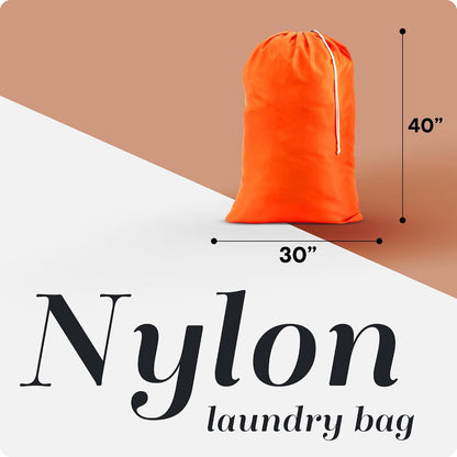 Extra Large Laundry Bag 30 x 40 - Heavy Duty Nylon, Locking Drawstring
