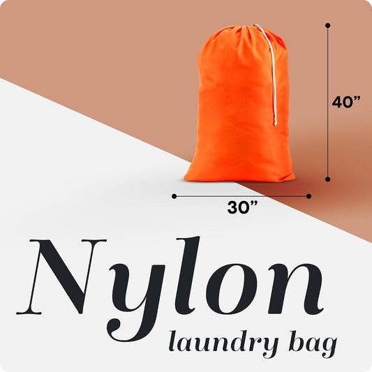 Extra Large Laundry Bag 30 x 40 - Heavy Duty Nylon, Locking Drawstring