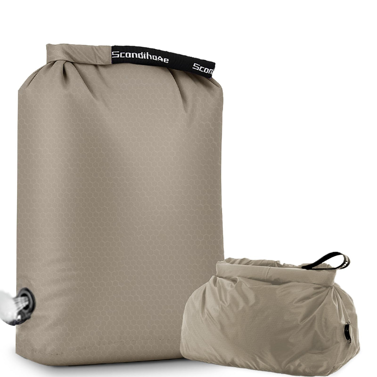 Travel Laundry Bags, Pump-Free Compression Dirty Clothes Bag