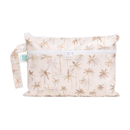 Bumkins Waterproof Hanging Wet Bag Large for Baby, Laundry, Dirty Clothes, Travel, Swim Suit, Cloth Diapers, Pool, Towels, Daycare, Beach, Zip Reusable Bag, Wetdry Vacation Packing, XL Boho Beige