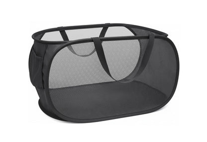 Collapsible Laundry Hamper Basket,Pop Up Mesh Foldable Bag for Laundry Room