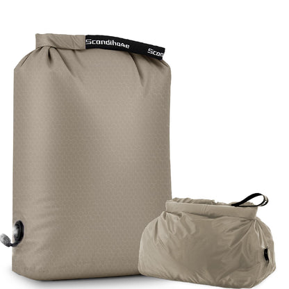 Compression Travel Laundry Bag for Dirty Clothes, Pump-Free Laundry Bag