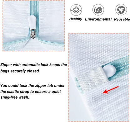 Tenn Well 2Pk 43x35" Extra Large Mesh Laundry Bags Jumbo for Blankets XXXXL