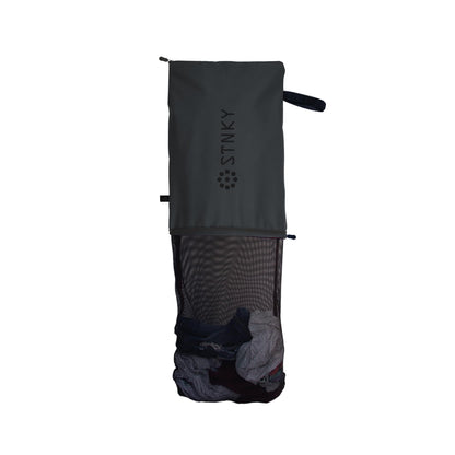 STNKY Bag Pro - Laundry Bags With Zips, Handles and Internal Mesh Bag for Travel, Yoga, Healthcare, Gym Kit, Laundry (Standard, Black)