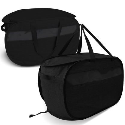 Pop Up Laundry Hamper 2 Pack with Handles & Side Pockets