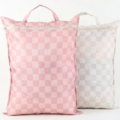 Stylish Wet Dry Bags For Swimsuits Set of 2 - Large Waterproof Laundry Bags