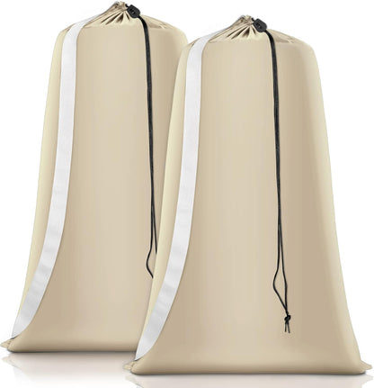 Coomee Heavy Duty Laundry Bag, 2 Pack XL Nylon Laundry Bags with Straps