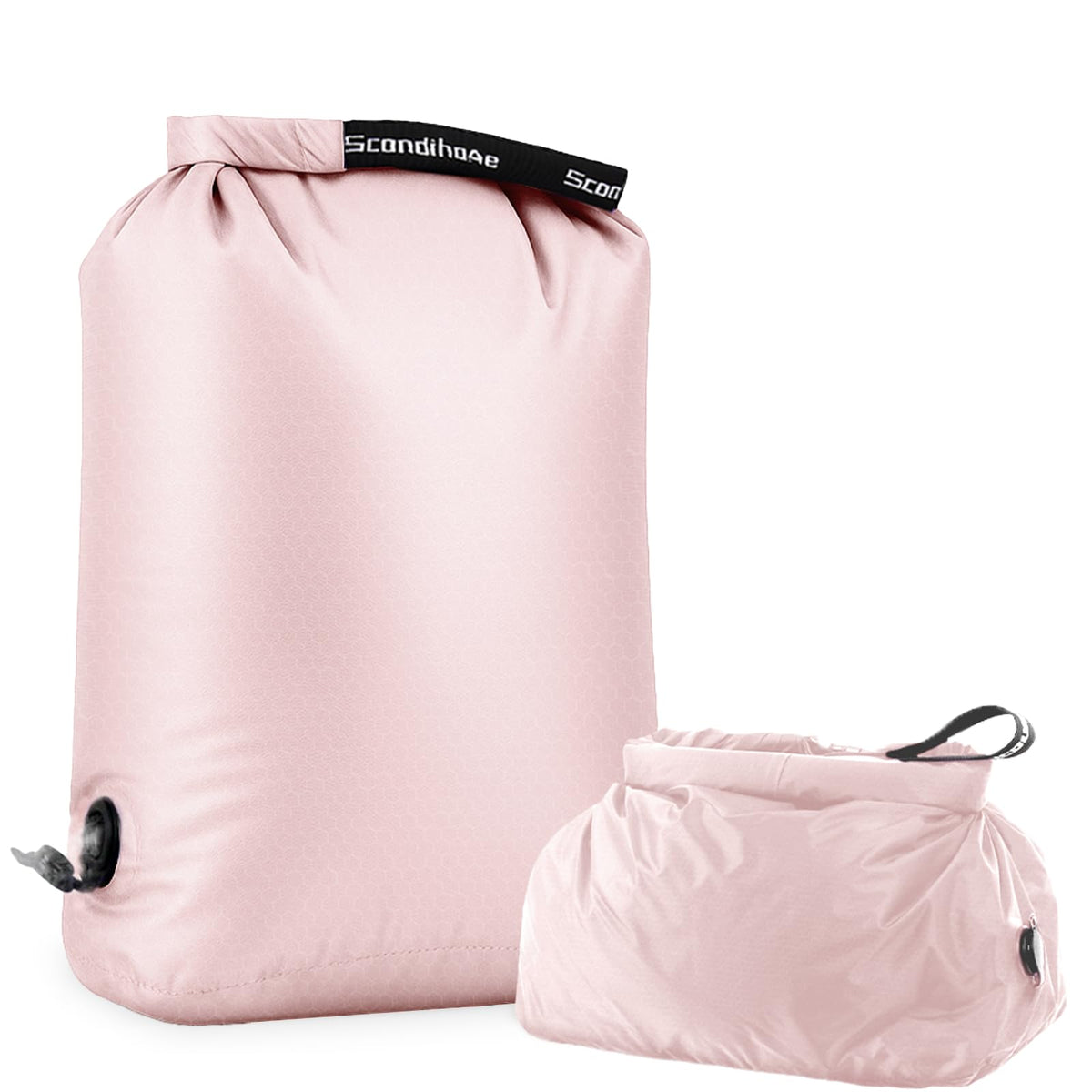 Compression Travel Laundry Bag for Dirty Clothes, Pump-Free Laundry Bag