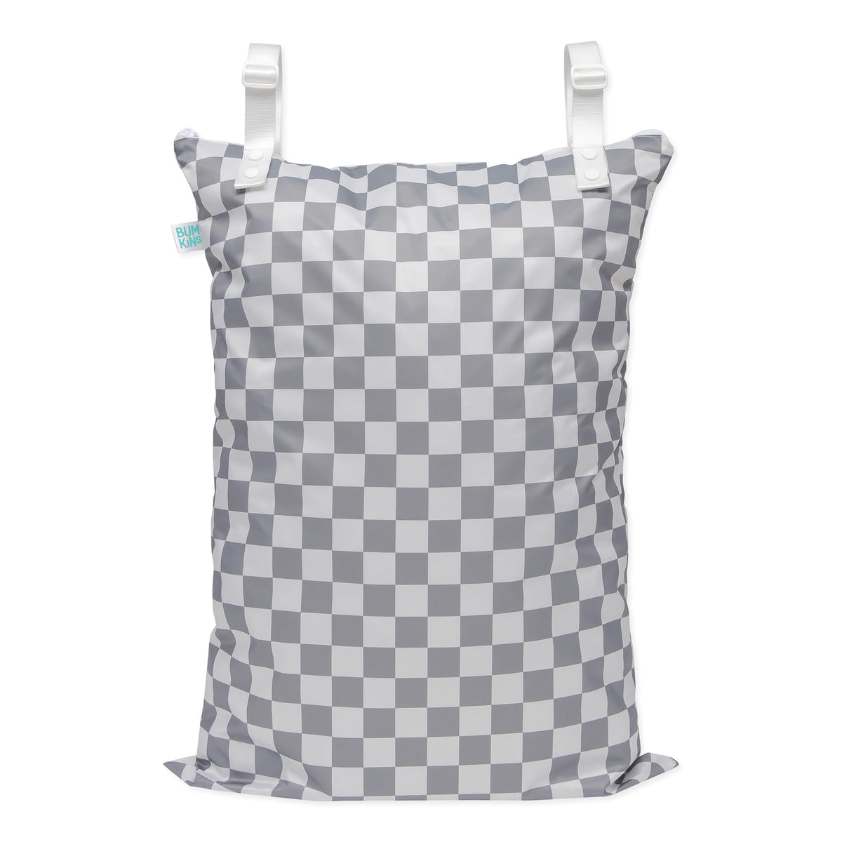 Bumkins Waterproof Hanging Wet Bag Large for Baby, Laundry, Dirty Clothes, Travel, Swim Suit, Cloth Diapers, Pool, Towels, Daycare, Beach, Zip Reusable Bag, Wetdry Vacation Packing, XL Boho Beige