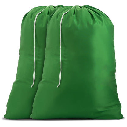 Handy Laundry Bags Nylon Extra Large - Heavy Duty - 2-Pack, Black