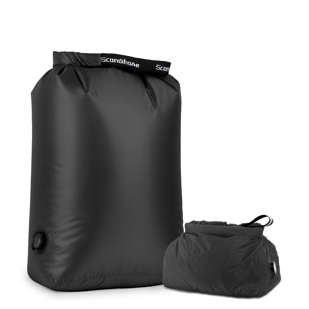 Travel Laundry Bags, Pump-Free Compression Dirty Clothes Bag