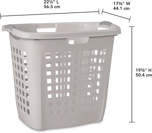 Sterilite Ultra Easy Carry Hamper, Laundry Basket Organizer, 4-Pack
