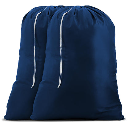 Handy Laundry Bags Nylon Extra Large - Heavy Duty - 2-Pack, Black
