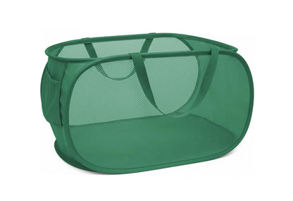 Collapsible Laundry Hamper Basket,Pop Up Mesh Foldable Bag for Laundry Room
