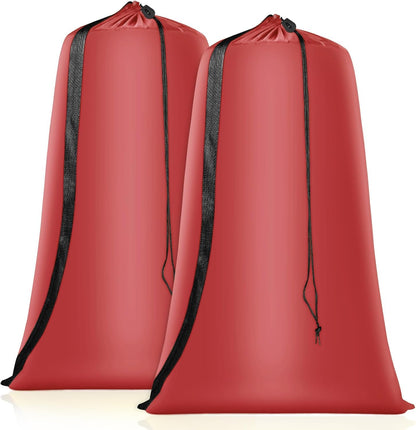 Coomee Heavy Duty Laundry Bag, 2 Pack XL Nylon Laundry Bags with Straps