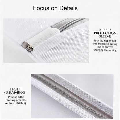 4 Pcs Mesh Laundry Bags for Delicates (2 Large +2 Medium)