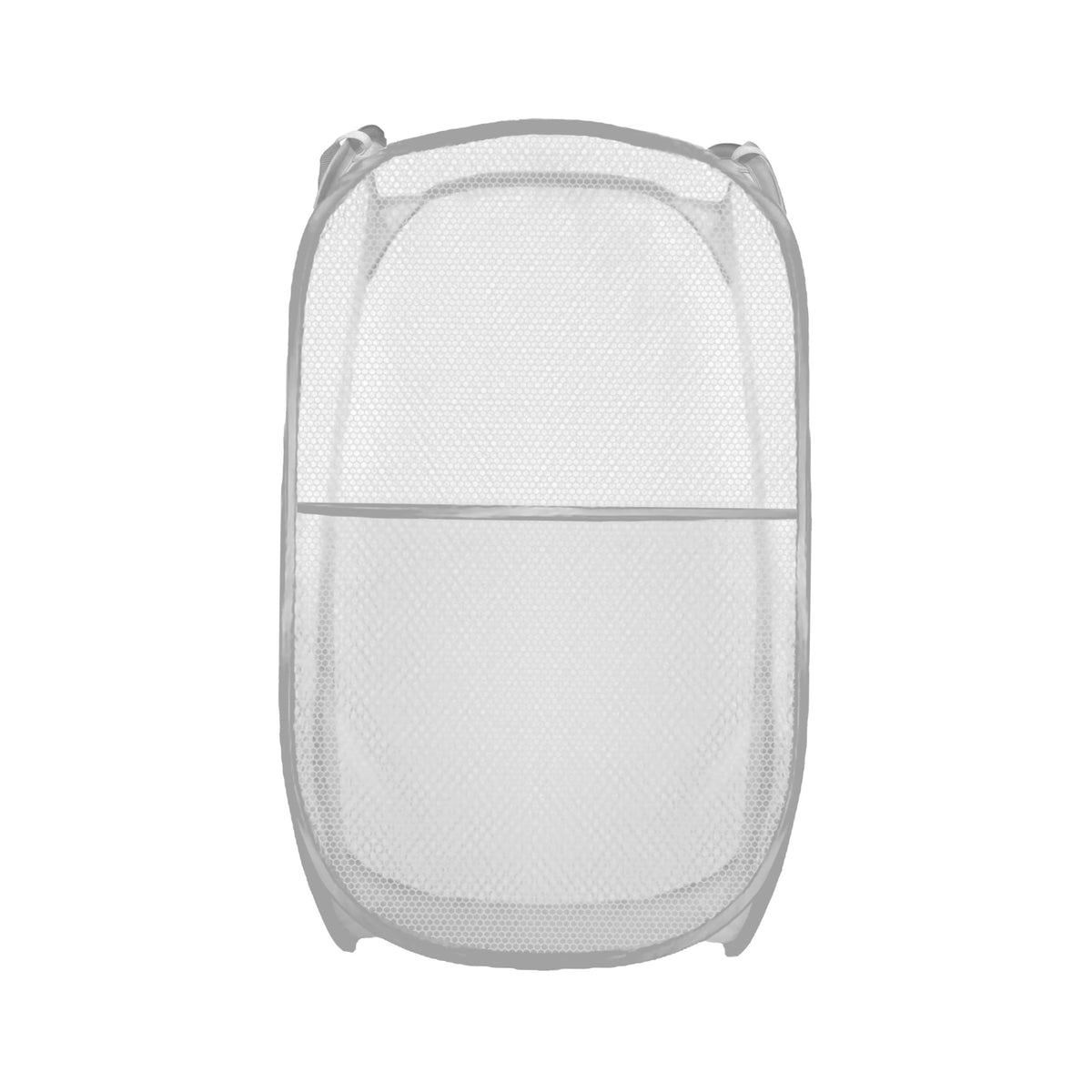 Collapsible Pop Up Laundry Hamper, Extra Large Mesh Foldable Laundry Basket Bag, 28" x 16" x 16", 2 Pack (Black + Blue)