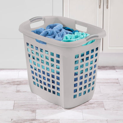 Sterilite Ultra Easy Carry Hamper, Laundry Basket Organizer, 4-Pack