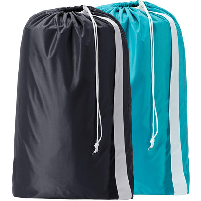 HOMEST 2pack XL Laundry Bag with Strap, Clothes Organizer for Dorm & Travel