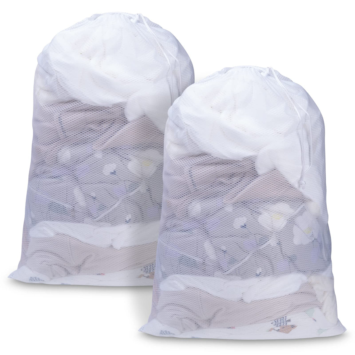 Meowoo 1Pcs Large Mesh Laundry Bag, 24×36inch
