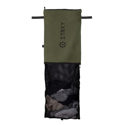 STNKY Bag Pro - Laundry Bags With Zips, Handles and Internal Mesh Bag for Travel, Yoga, Healthcare, Gym Kit, Laundry (Standard, Black)
