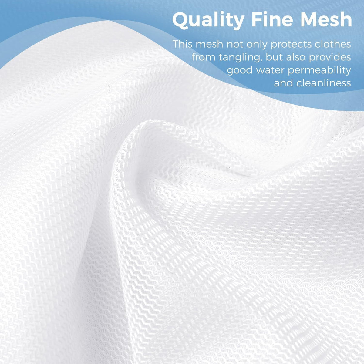 BAGAIL Laundry Bags Mesh Wash Bag for Intimates Lingerie and Delicates,6Pcs(3L,3M)