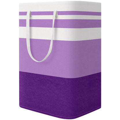StorageRight Laundry Basket Hamper, 100L Collapsible Clothes Storage, Grey