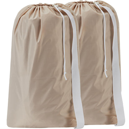 HOMEST 2pack XL Laundry Bag with Strap, Clothes Organizer for Dorm & Travel