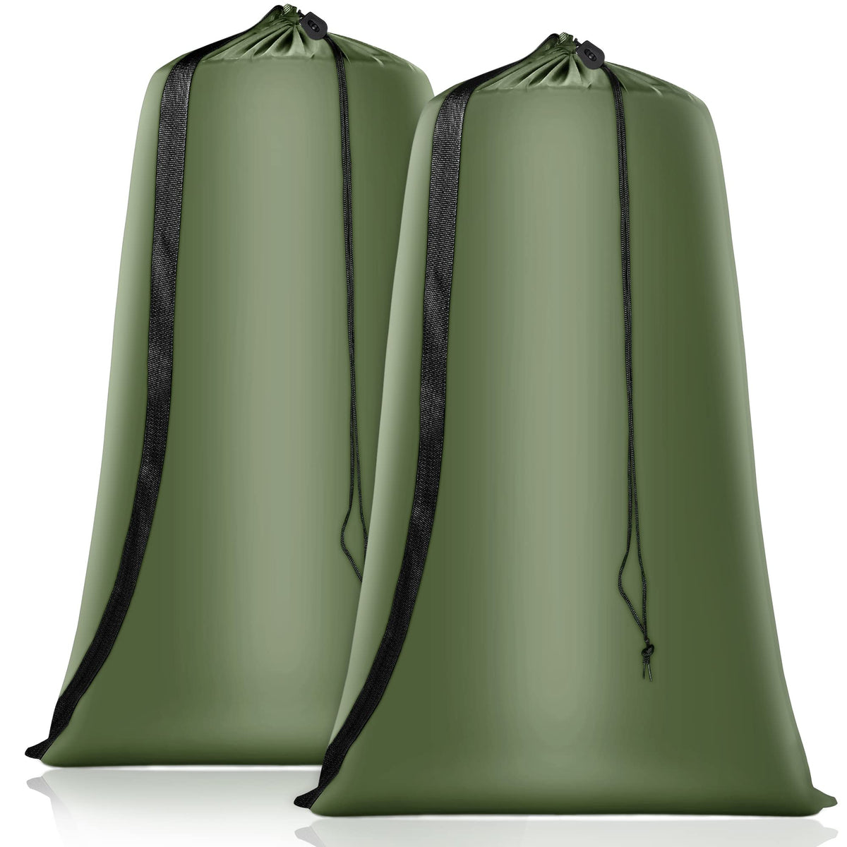Coomee Heavy Duty Laundry Bag, 2 Pack XL Nylon Laundry Bags with Straps