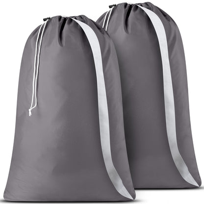 Handy Laundry Bag with Shoulder Strap 30"x40", Extra Large, Black