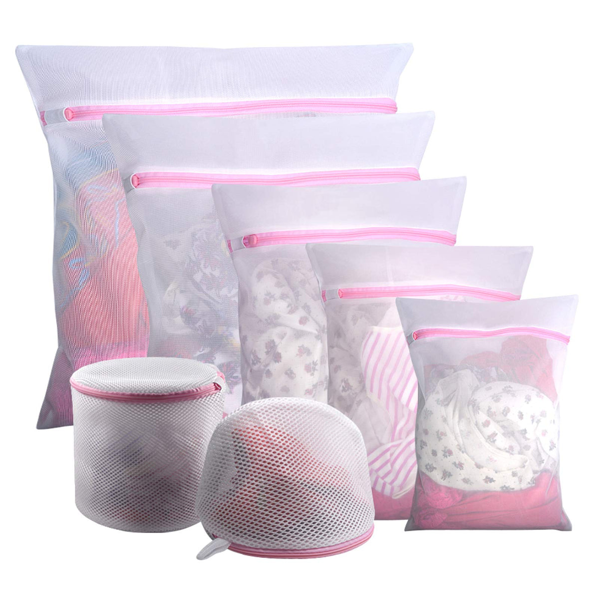 GOGOODA Mesh Laundry Bags for Delicates Durable Protective Wash Bags
