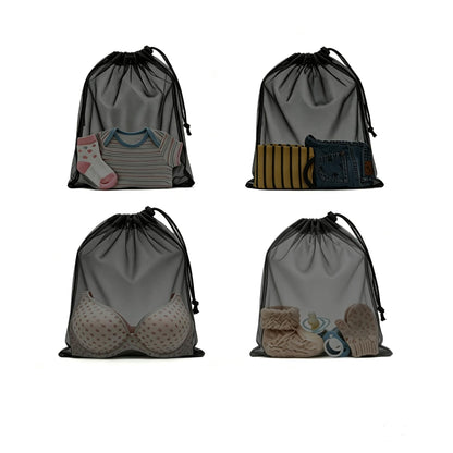 2 Pack Mesh Travel Laundry Bag 24" x 36"Extra Large Dirty Clothes Organizer
