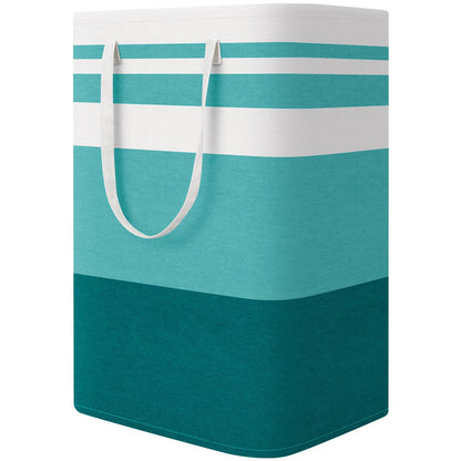 StorageRight Laundry Basket Hamper, 100L Collapsible Clothes Storage, Grey