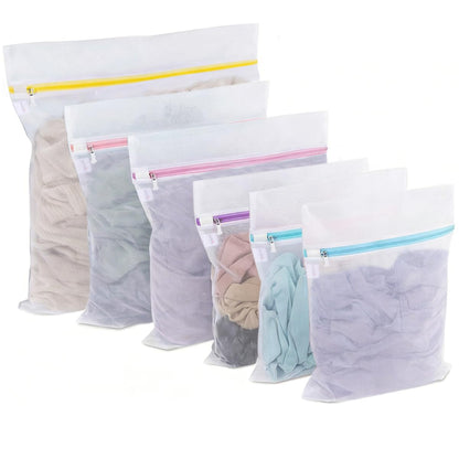 PrettyCare 3 Medium (12 x 16 in) Mesh Laundry Bags for Delicates, Durable Honeycomb Wash Bags with Premium Zippers - Laundry Essentials Mesh Bags for Lingerie, Bras, Socks, Sweater, Travel & Organize
