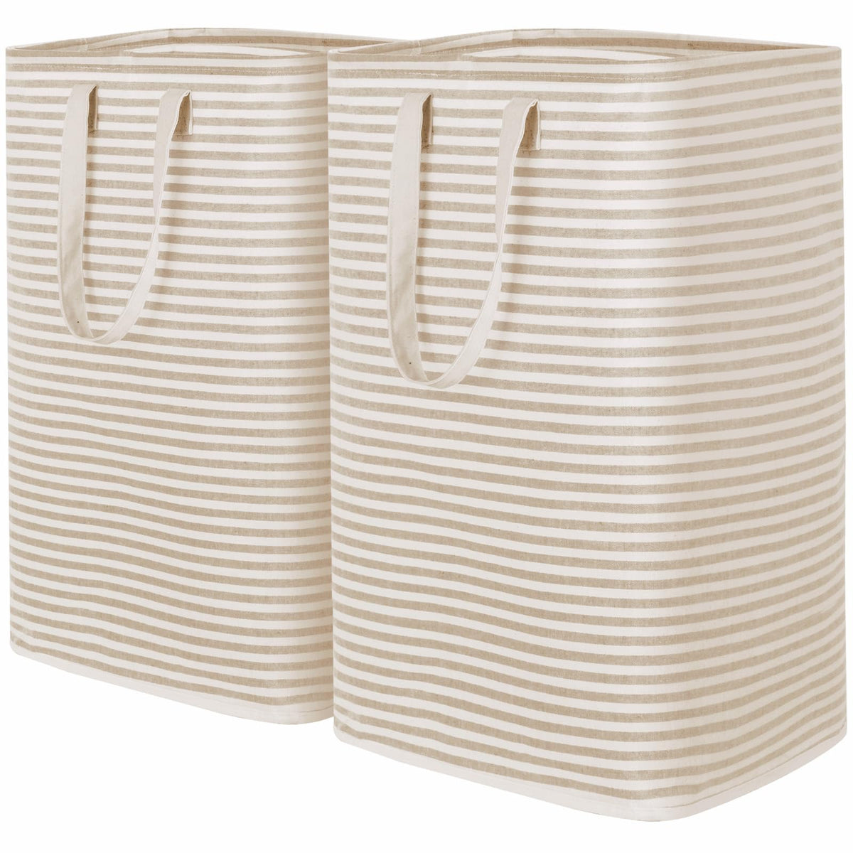 Lifewit 80L Large Laundry Baskets, Laundry Hampers Bags, 2 Pack, Grey&Pink