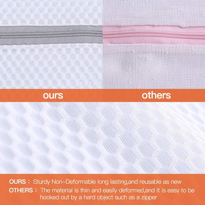 Laundry Bags Mesh Wash Bags, Lingerie Bags for Washing Delicates, 4Pcs