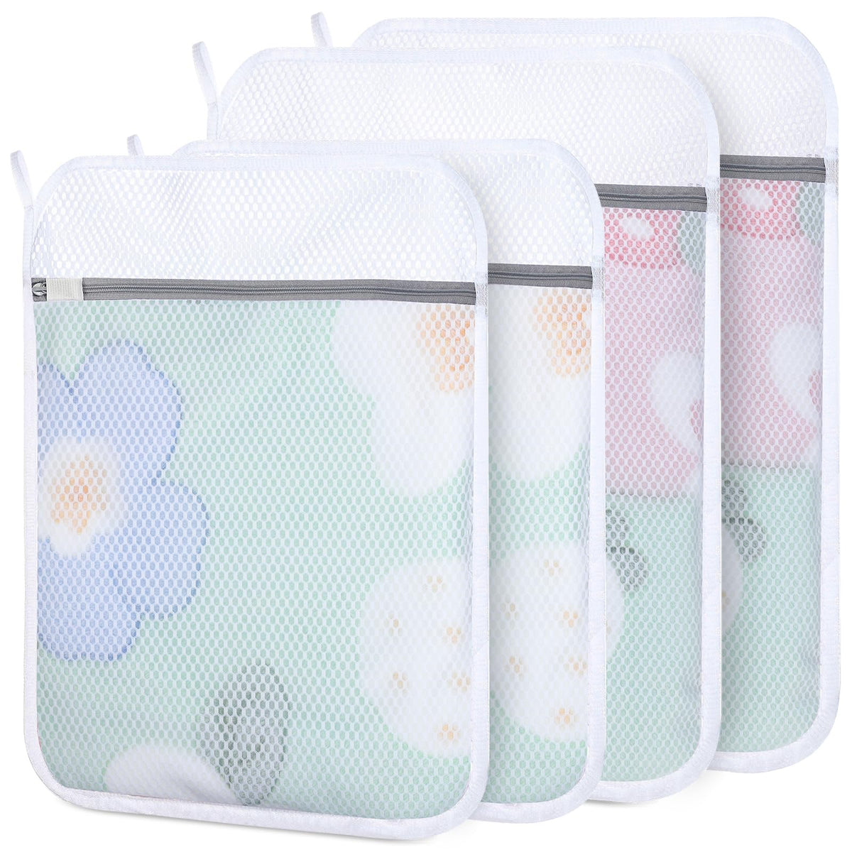 6-Pack Durable Honeycomb Mesh Laundry Bags for Delicates, 12 x 16 Inches