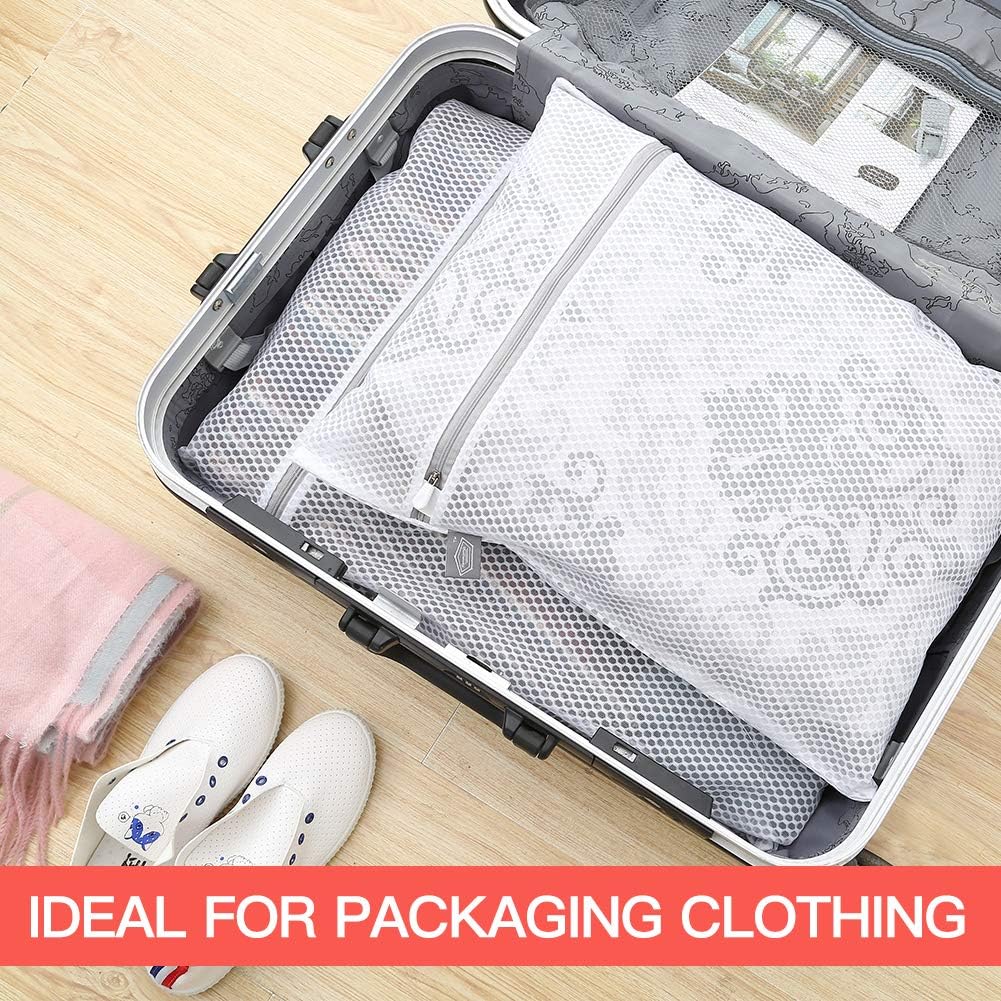 Laundry Bags Mesh Wash Bags, Lingerie Bags for Washing Delicates, 4Pcs