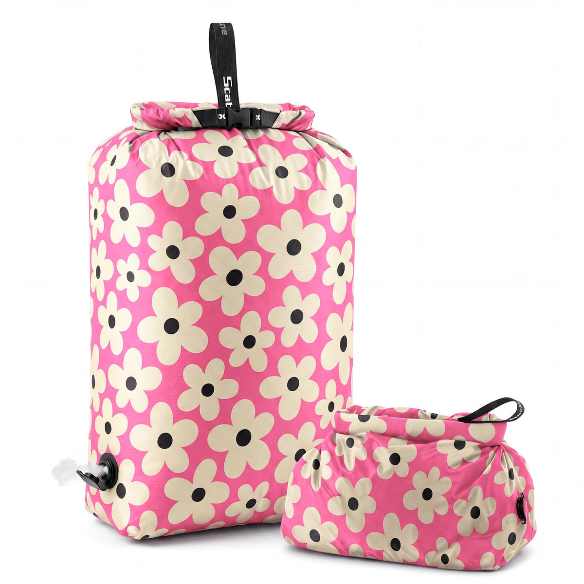 Compression Travel Laundry Bag for Dirty Clothes, Pump-Free Laundry Bag