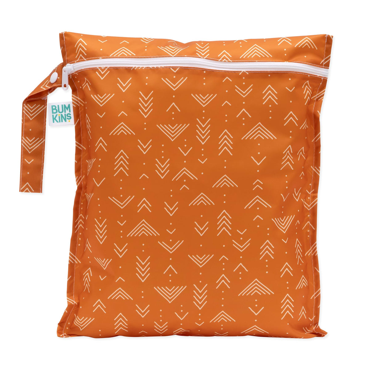 Bumkins Waterproof Hanging Wet Bag Large for Baby, Laundry, Dirty Clothes, Travel, Swim Suit, Cloth Diapers, Pool, Towels, Daycare, Beach, Zip Reusable Bag, Wetdry Vacation Packing, XL Boho Beige