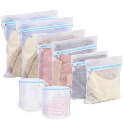 PrettyCare 3 Medium (12 x 16 in) Mesh Laundry Bags for Delicates, Durable Honeycomb Wash Bags with Premium Zippers - Laundry Essentials Mesh Bags for Lingerie, Bras, Socks, Sweater, Travel & Organize