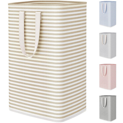 Lifewit 75L Large Collapsible Laundry Basket with Extended Handles, Grey